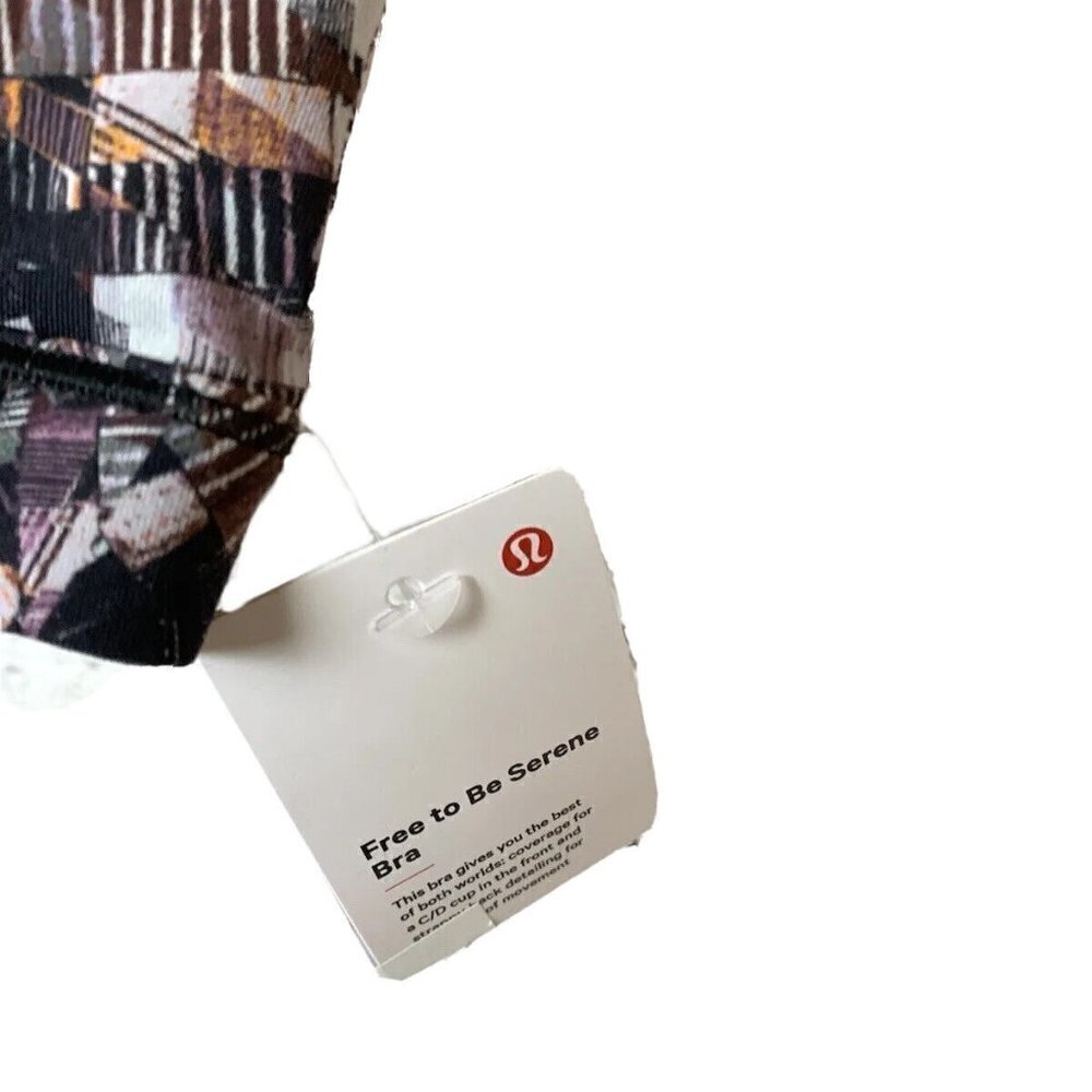 NWT Lululemon Free To Be Serene Bra, C/D Cup Sz 6 - Picture 6 of 8